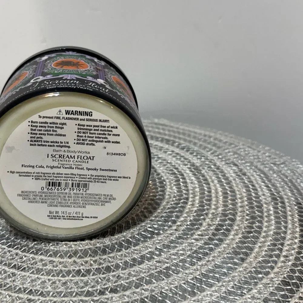 BBW I Scream Float 3 Wick Scented Candle NWT